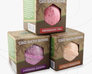 Custom CBD Bath Bomb Boxes