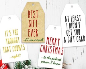 Print Xmas Gift Tags